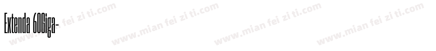 Extenda 60Giga字体转换